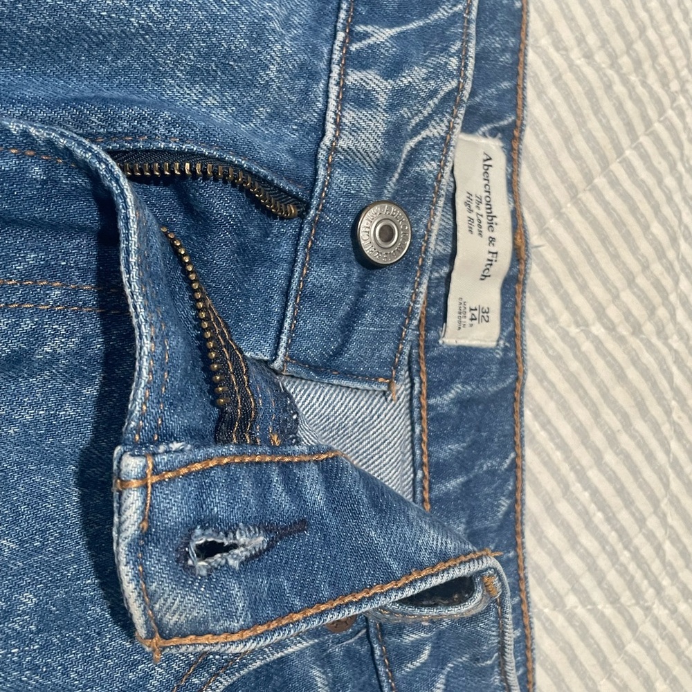 Abercrombie & Fitch Blue Slim Straight Jeans